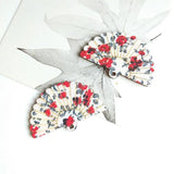 Japanese & Fan Flowers Multicolor Earrings | Pack of 8