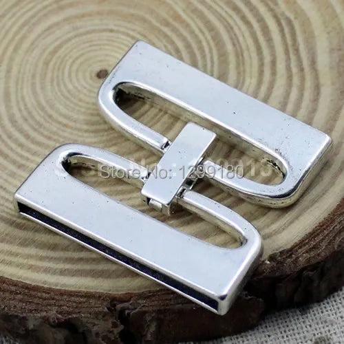 Antique Silver Lobster Clasp 32x2mm For Jewelry Making 5 Sets