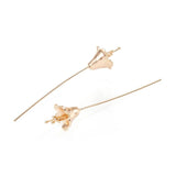 Brass Flower Head Pins for Women Jewelry Making 56.2x11.5mm