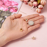 Brass Flower Head Pins for Women Jewelry Making 56.2x11.5mm