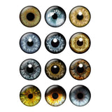 12 Pairs 14mm Doll Eyes Chips for Blythe DIY Jewelry Making H207