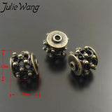 10pcs Ancient Cyan Religious Style Pendant Jewelry Hollow Shape