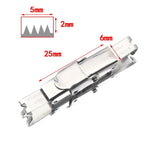 5Pcs Stainless Steel Crimp Head Clips for Diy Bracelet