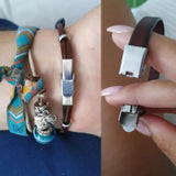 5Pcs Stainless Steel Crimp Head Clips for Diy Bracelet