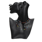1m Colorful Beaded Chain Necklace for DIY Jewelry Making