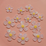 10 PCS Acrylic Flowers Pendant DIY Earrings Accessories