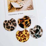 Resin Acetic Acid Pendant Eardrop DIY Necklace Earring Charms 6pcs