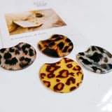 Resin Acetic Acid Pendant Eardrop DIY Necklace Earring Charms 6pcs