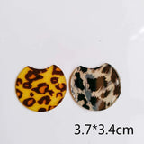 Resin Acetic Acid Pendant Eardrop DIY Necklace Earring Charms 6pcs