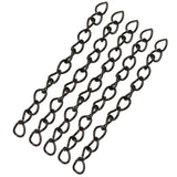 100pcs Metal Bulk Tail Chains 50x3mm for DIY Jewelry Making