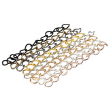 100pcs Metal Bulk Tail Chains 50x3mm for DIY Jewelry Making