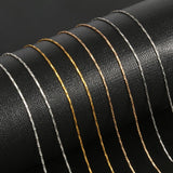 12pcs Silver/Gold Twisted Chains with Lobster Clasps for DIY Jewelry Making