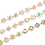 1 Meter Stainless Steel Flower Chains for DIY Jewelry Making