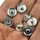 50Pcs Copper Snap Press Buttons for DIY Charm Necklaces