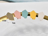 10pcs DIY Alloy Painting Geometric Strap Earrings Accessories