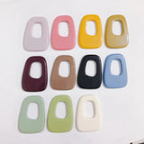 6Pcs Green Acrylic Hair Card Patch DIY Hand Jewelry Ear Nail Accessories