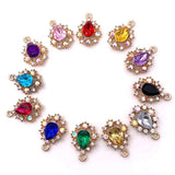 Rhinestone Jewelry Applique Embellishments DIY Alloy Crystal Accessories 10pcs