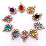 Rhinestone Jewelry Applique Embellishments DIY Alloy Crystal Accessories 10pcs