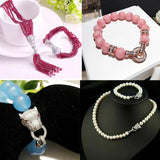 DIY Needlework Jewelry Making Supplies Women Fasteners Pearls Clasps