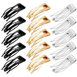 10pcs Metal Snap Hair Clips Hairpins Base Hairwear Jewelry Making Salon Tool