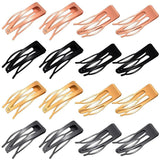 10pcs Metal Snap Hair Clips Hairpins Base Hairwear Jewelry Making Salon Tool