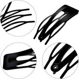 10pcs Metal Snap Hair Clips Hairpins Base Hairwear Jewelry Making Salon Tool