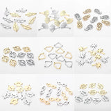 10pcs Love Heart Stainless Steel Pendant Charms Left Dog Paw Pendants