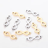 10pcs Love Heart Stainless Steel Pendant Charms Left Dog Paw Pendants