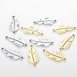 10pcs Love Heart Stainless Steel Pendant Charms Left Dog Paw Pendants