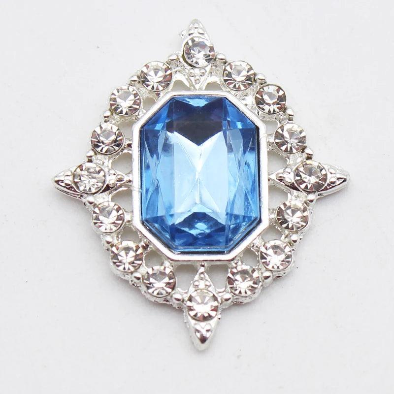 10pcs 25 * 30MM Diamond Flat Bottom Rhinestone Decoration DIY Accessories