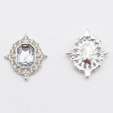 10pcs 25 * 30MM Diamond Flat Bottom Rhinestone Decoration DIY Accessories