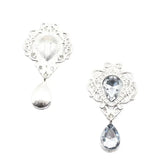 10Pcs Rhinestone Flat Brooch Wedding Decoration DIY