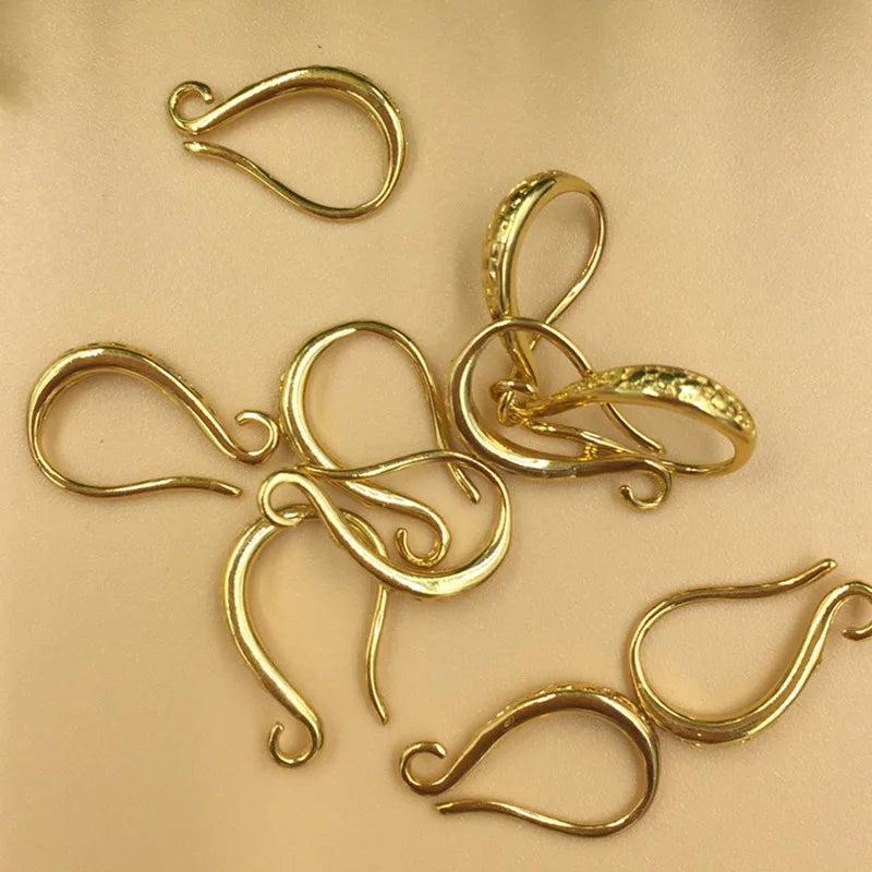20pcs/lot Silver Copper Wire Earring Hooks Clasp For DIY Jewelry