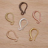 20pcs/lot Silver Copper Wire Earring Hooks Clasp For DIY Jewelry