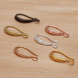 20pcs/lot Silver Copper Wire Earring Hooks Clasp For DIY Jewelry