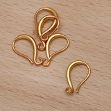 20pcs/lot Silver Copper Wire Earring Hooks Clasp For DIY Jewelry