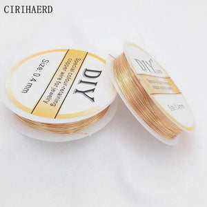 0.3-0.8mm Retention Copper Wire for DIY Jewelry