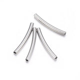 10PC Stainless Steel Tube Beads for DIY Jewelry Making