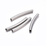 10PC Stainless Steel Tube Beads for DIY Jewelry Making