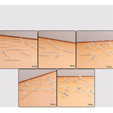 5 Pairs S925 Sterling Silver Earring Holder for Jewelry Making