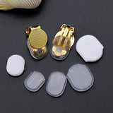 50 PCS Silicone Anti-pain Ear Clip DIY Earring Accessories
