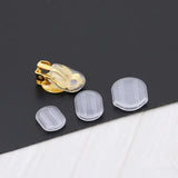 50 PCS Silicone Anti-pain Ear Clip DIY Earring Accessories