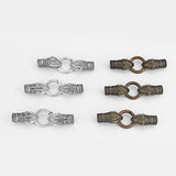 Snake Head Crimp Caps for 10mm Leather Cord Jewelry Making