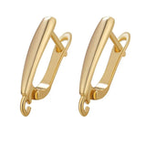10 Pcs Copper Earrings Hooks Jewelry Making Accessories