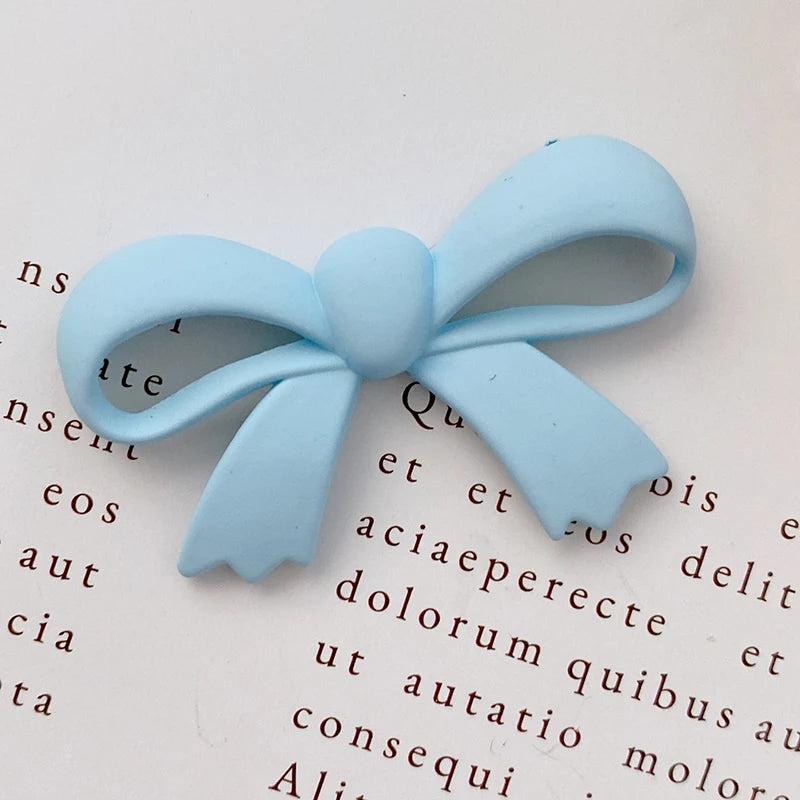 20Pcs 28x18mm Bows Flat Back Resin Cabochons for Jewelry Making DIY