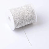 5M KC Plated Necklace Chain Raw Brass Metal Beads Chains for DIY Jewelry Making