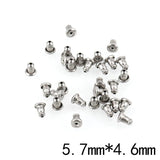 30pcs Stainless Steel Earplug Earring Backs for DIY Jewelry Making