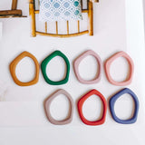 Acrylic Eardrop Shape Earring Accessories Pendant 8pcs