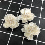 6pcs 3D Crystal Wrist Flower Base for DIY Multilayer Flowers