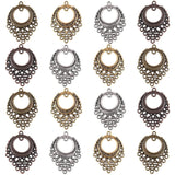 30Pcs Antique Metal Geometric Charms DIY Earring Making Supplies